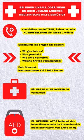 Notfallplan CrossGYM Susten